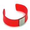 Red Perspex And Silver Cuff - Image 2