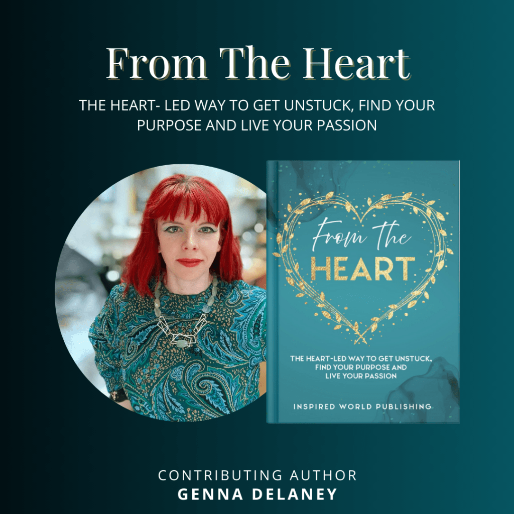 Genna Delaney author picture and the book
