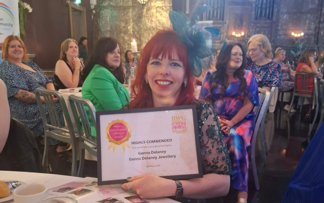I won Highly Commended in The Health Wellbeing and Lifestyle Awards